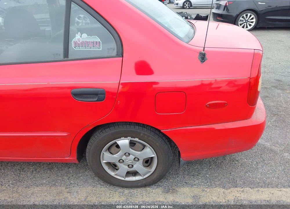 2000 HYUNDAI ACCENT GL VIN: KMHCG45G5YU065657