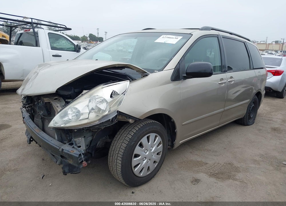 2008 TOYOTA SIENNA LE VIN: 5TDZK23CX8S195648