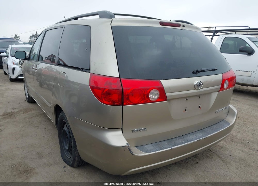 2008 TOYOTA SIENNA LE VIN: 5TDZK23CX8S195648