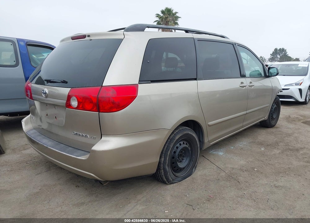 2008 TOYOTA SIENNA LE VIN: 5TDZK23CX8S195648