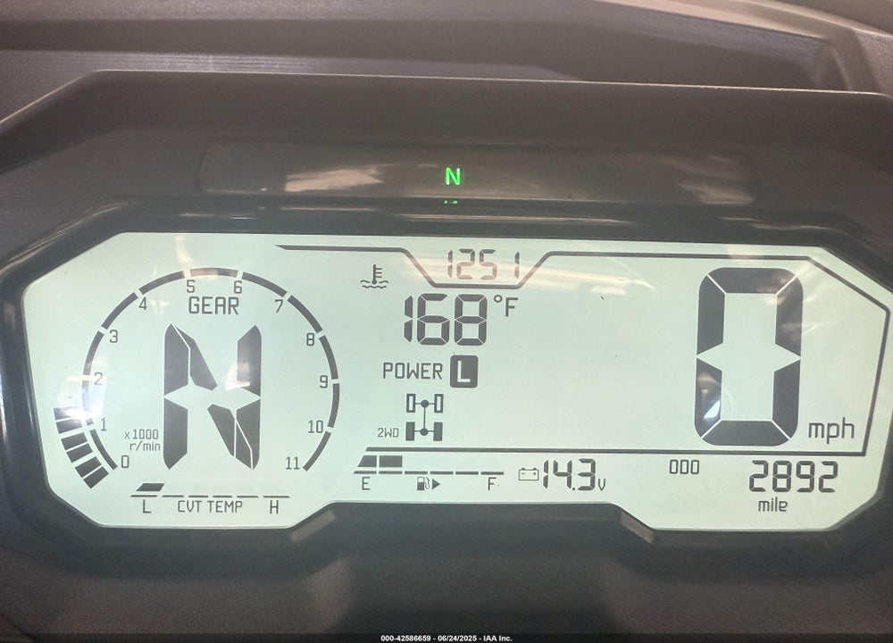2021 KAWASAKI KRF 1000 A VIN: JKARFCA1XMB509760