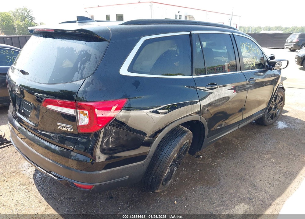 2022 HONDA PILOT VIN: 5FNYF6H2XNB094553