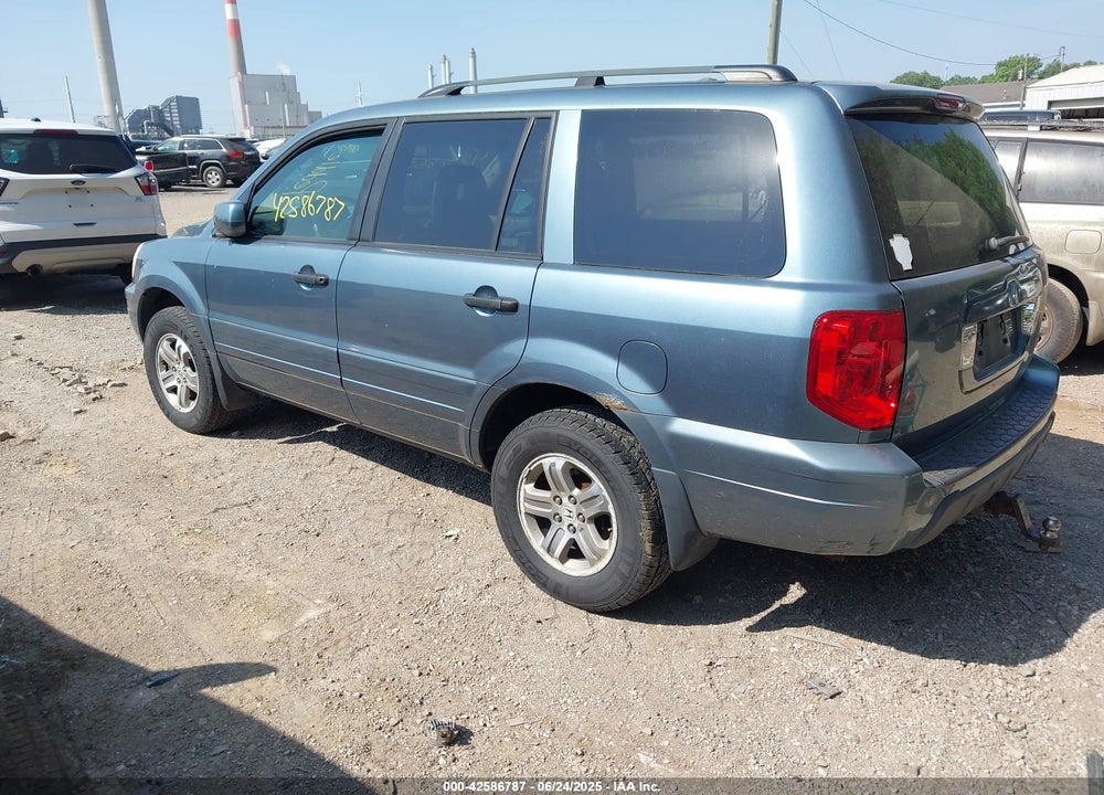 2005 HONDA PILOT EX-L VIN: 2HKYF18765H571821