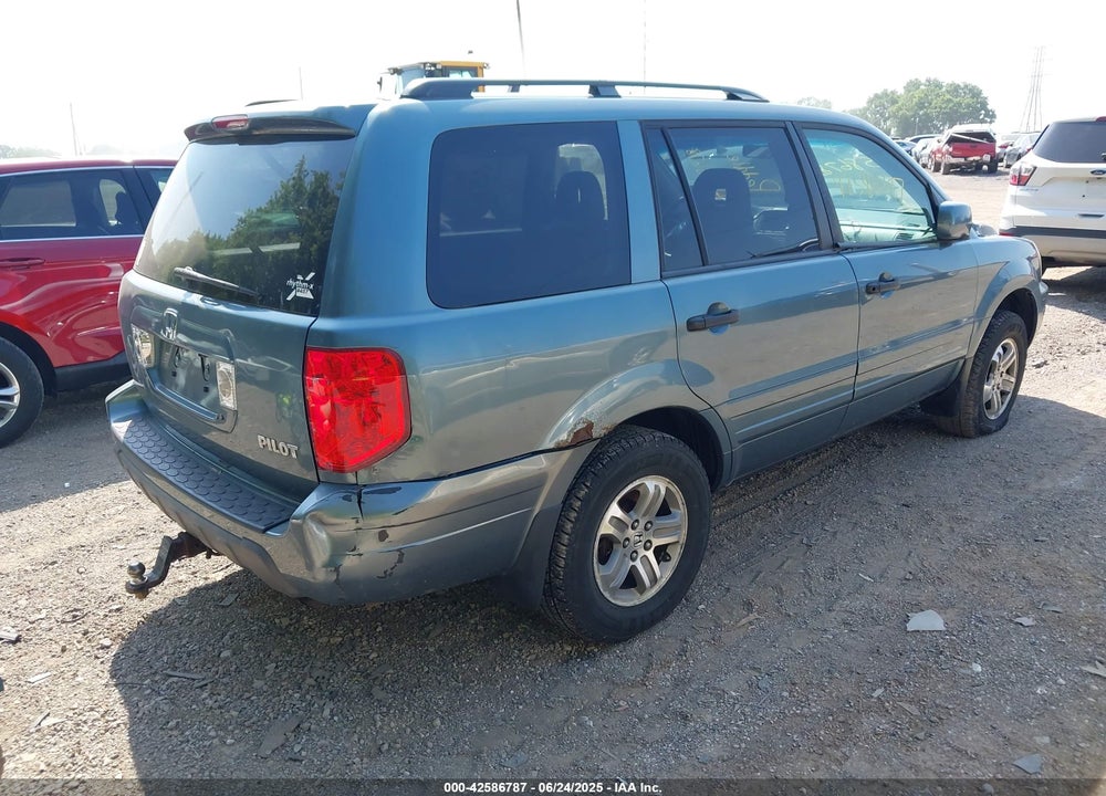2005 HONDA PILOT EX-L VIN: 2HKYF18765H571821