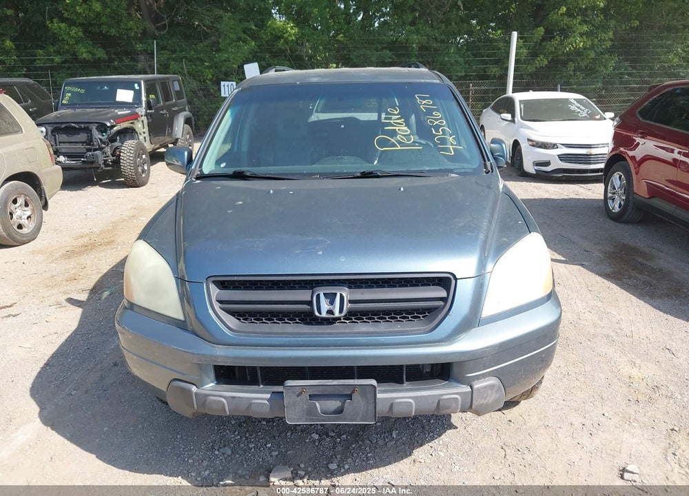 2005 HONDA PILOT EX-L VIN: 2HKYF18765H571821