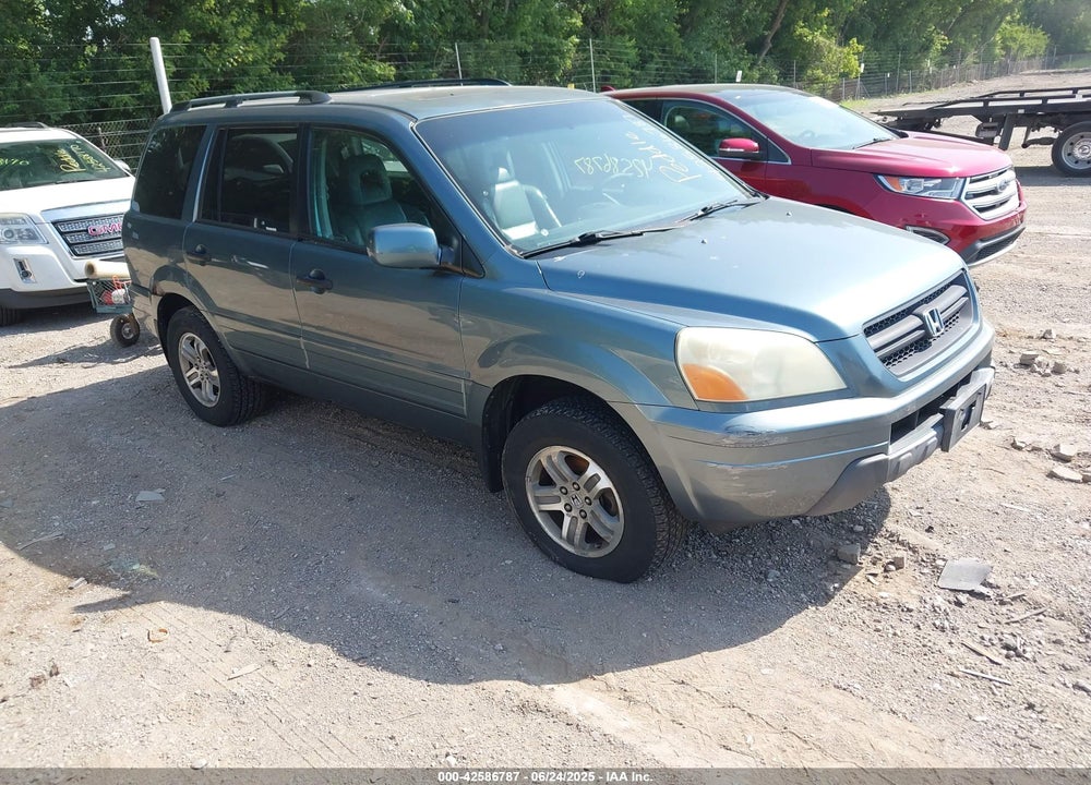 2005 HONDA PILOT EX-L VIN: 2HKYF18765H571821