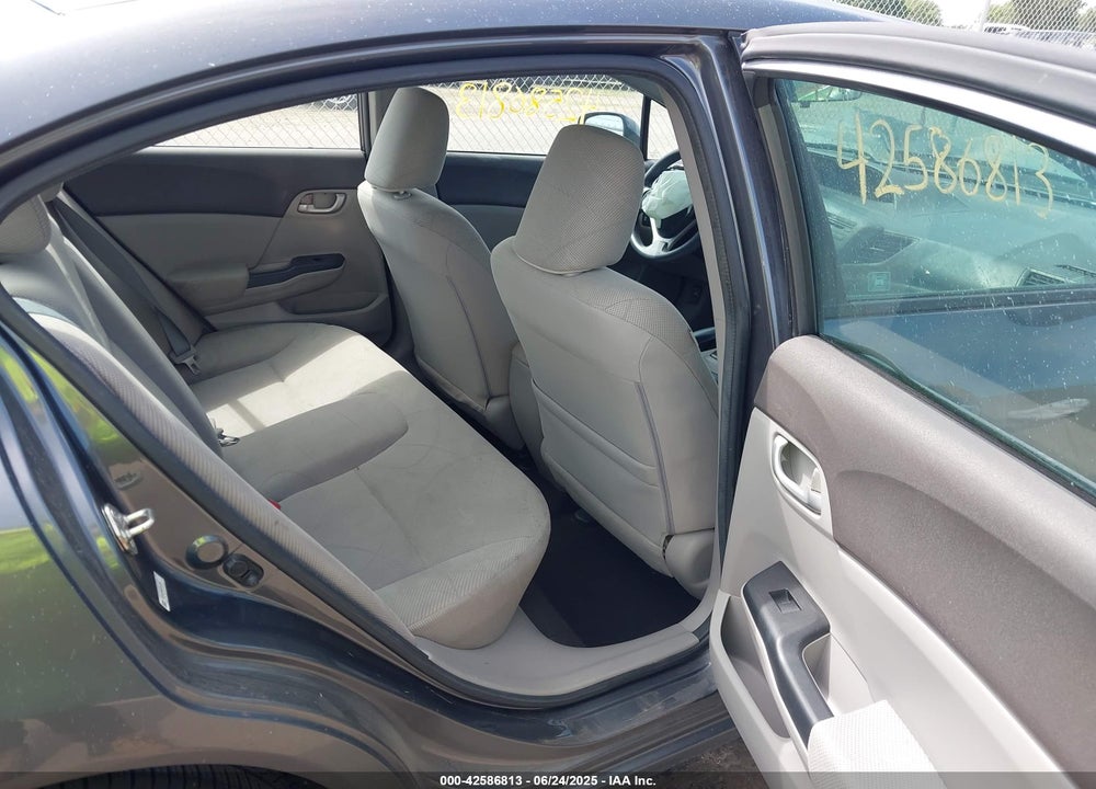 2012 HONDA CIVIC VIN: 19XFB2F58CE072238