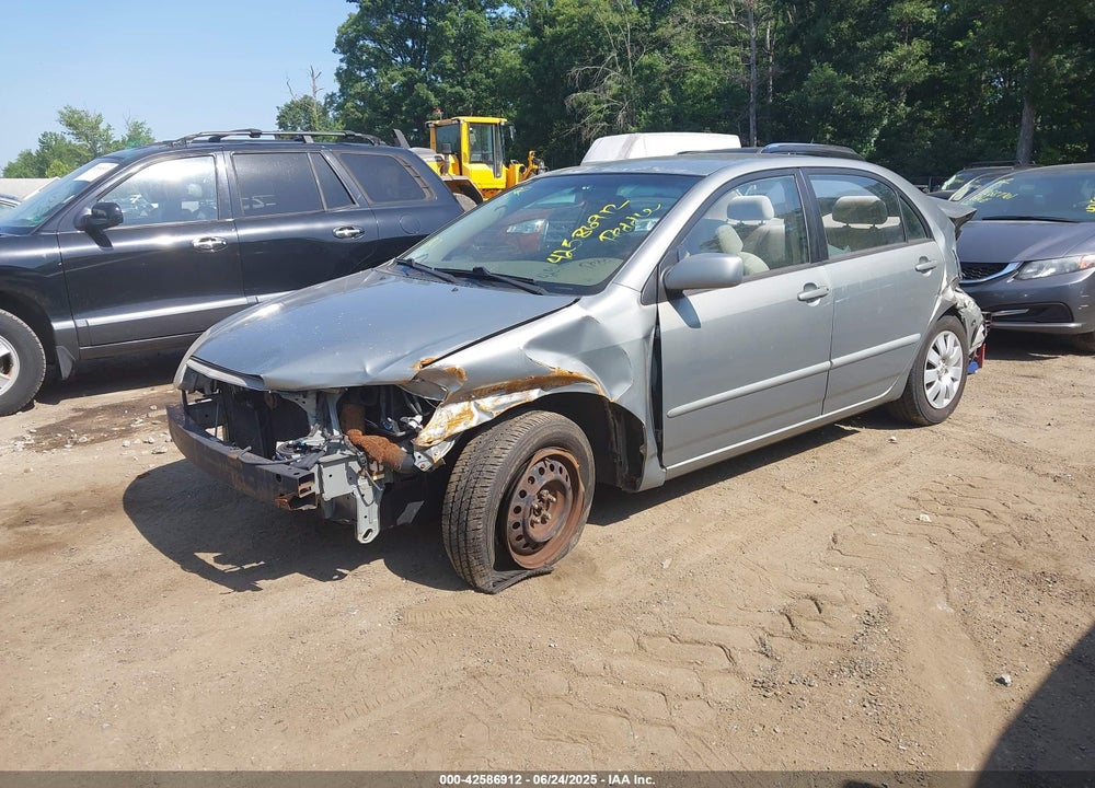 2004 TOYOTA COROLLA LE VIN: 2T1BR32E44C242231