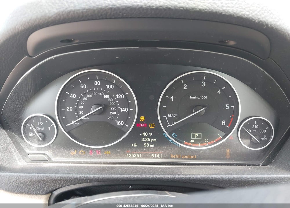 2014 BMW 3 SERIES VIN: WBA3D3C58EK154684