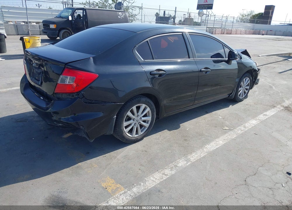 2012 HONDA CIVIC EX VIN: 19XFB2F84CE377861