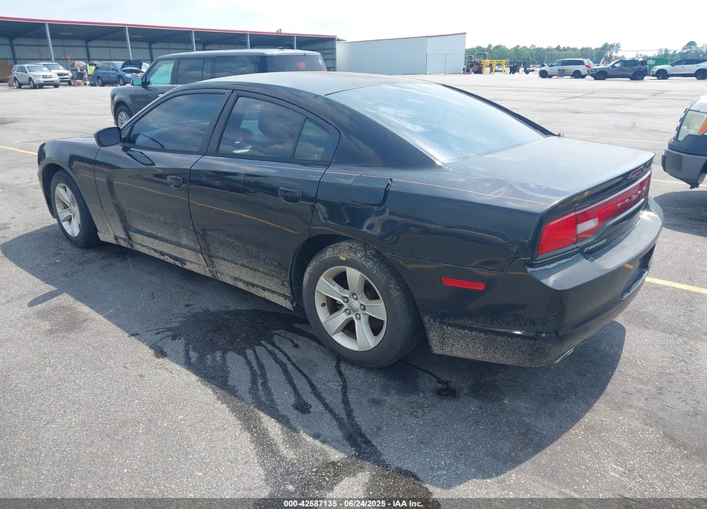 2013 DODGE CHARGER SE VIN: 2C3CDXBG9DH624051