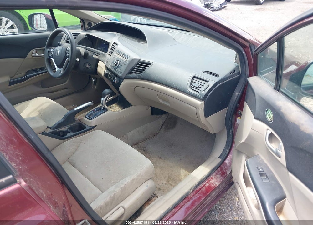 2012 HONDA CIVIC VIN: 2HGFB2F88CH548519