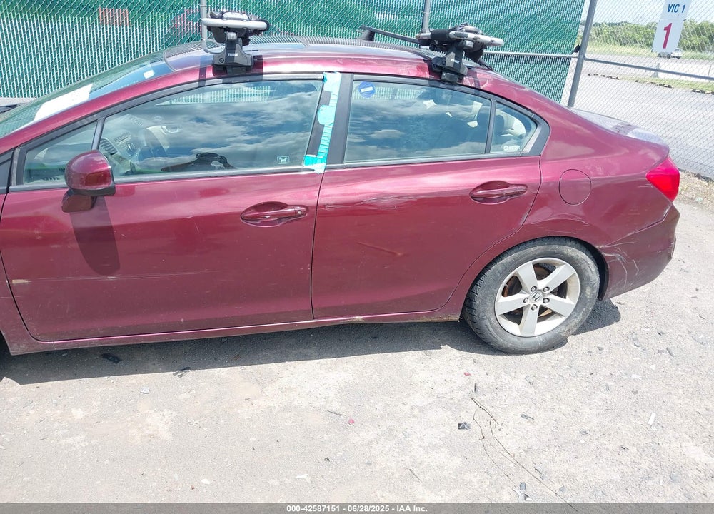 2012 HONDA CIVIC VIN: 2HGFB2F88CH548519
