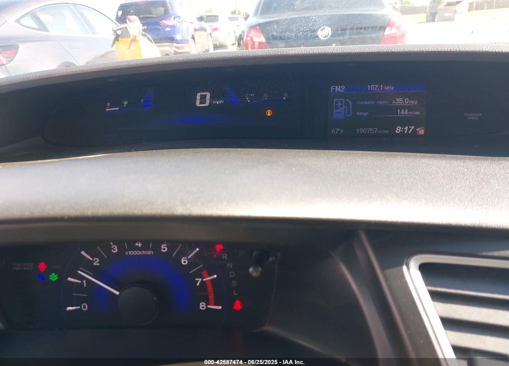 2014 HONDA CIVIC VIN: 19XFB2F53EE215048