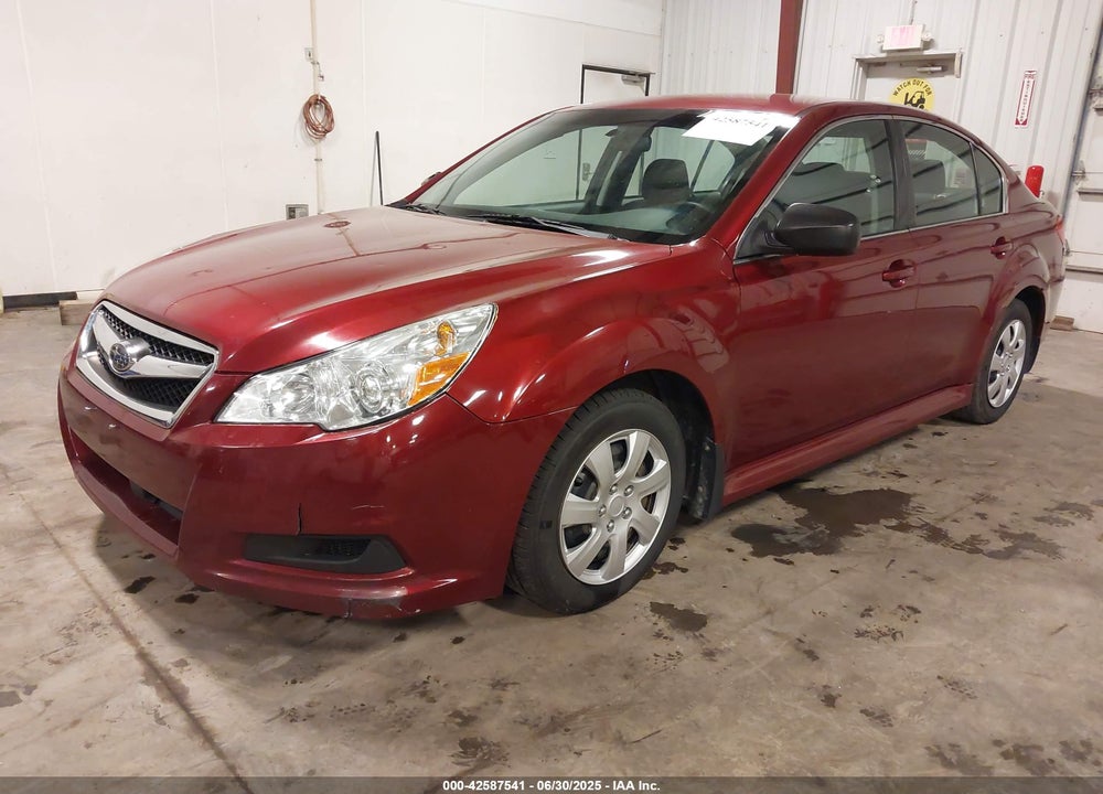 2011 SUBARU LEGACY VIN: 4S3BMBA69B3225577