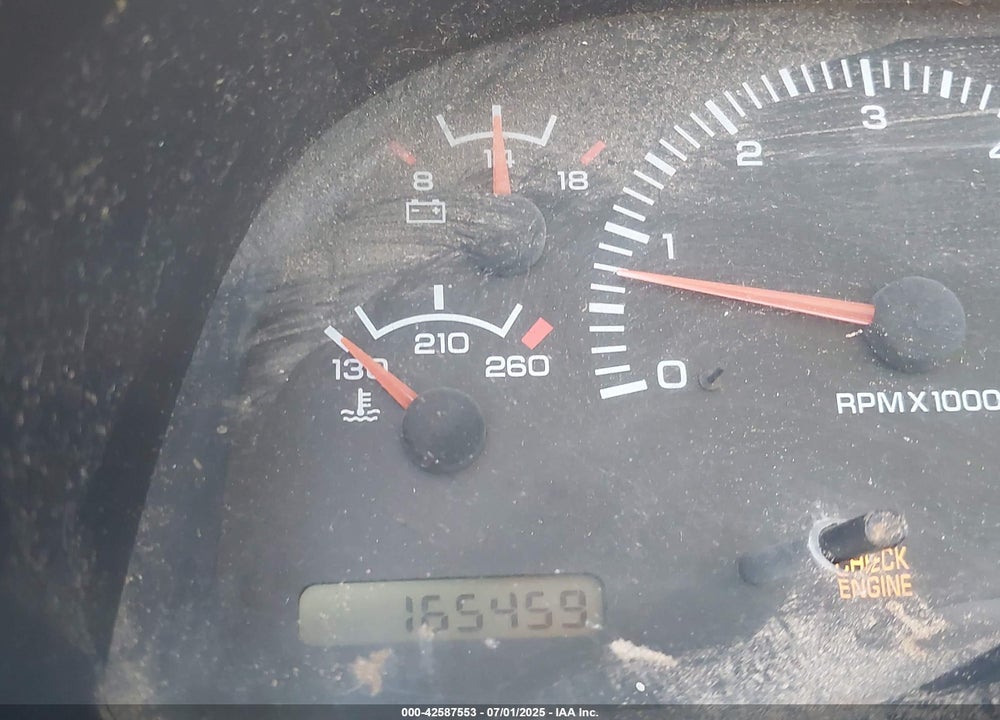 1998 DODGE RAM 1500 ST VIN: 3B7HF12Y6WM295203