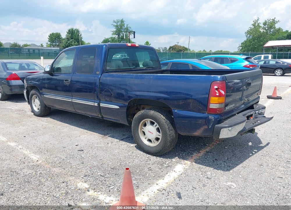 2001 GMC SIERRA 1500 SLE VIN: 2GTEC19V711166877