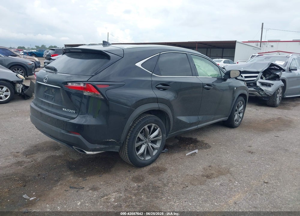 2016 LEXUS NX 200T F SPORT VIN: JTJYARBZ8G2027247