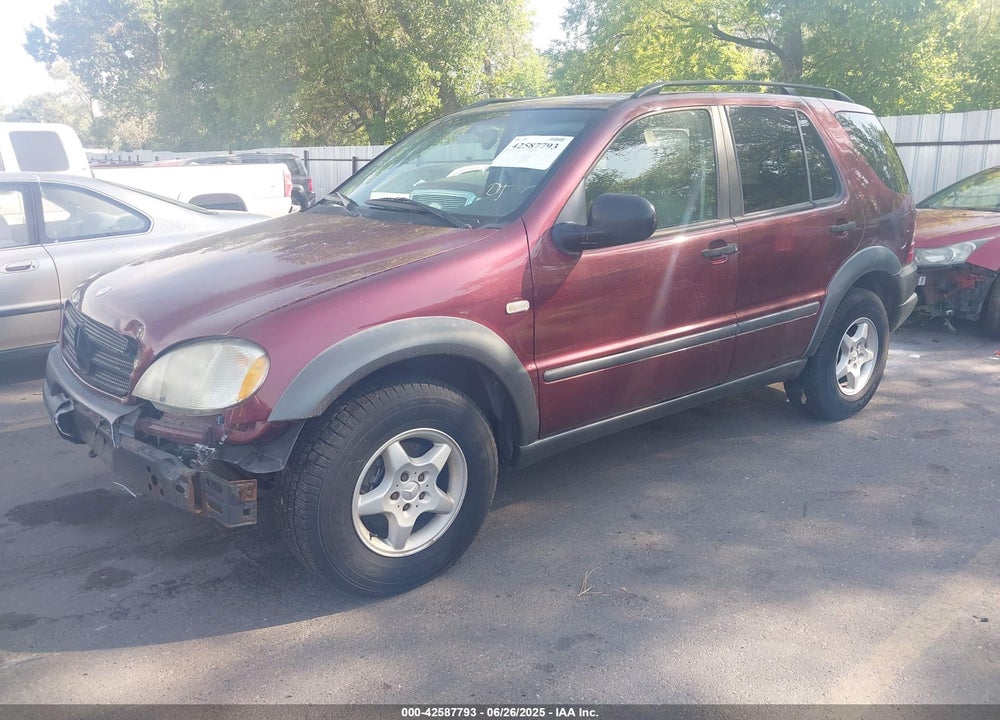 1999 MERCEDES-BENZ ML 320 VIN: 4JGAB54E5XA127036