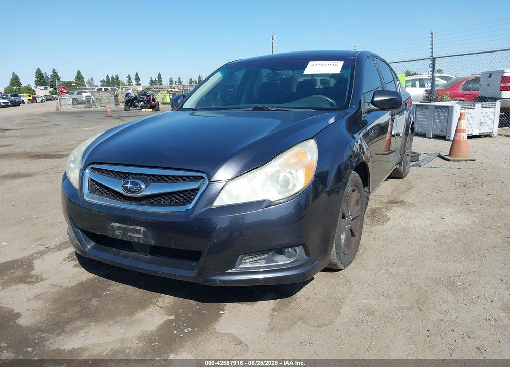 2012 SUBARU LEGACY VIN: 4S3BMBA6XC3031657