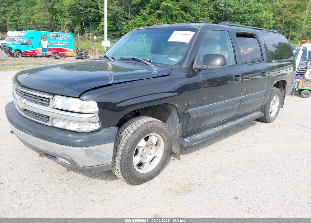 2002 CHEVROLET SUBURBAN 1500 LT VIN: 1GNFK16T22J211667