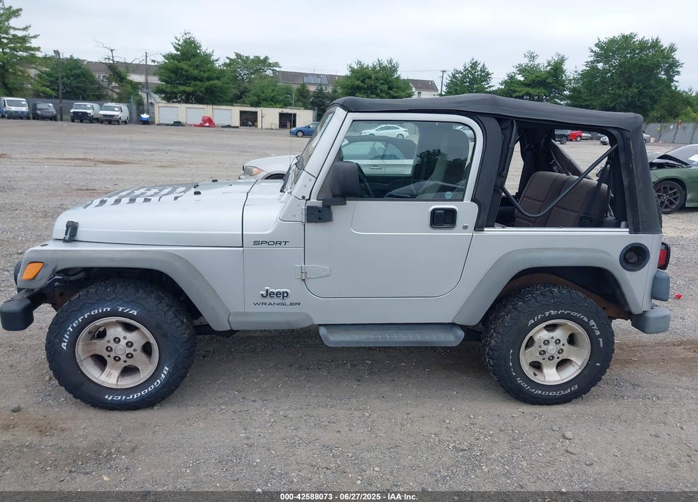 2003 JEEP WRANGLER SPORT VIN: 1J4FA49S73P326743