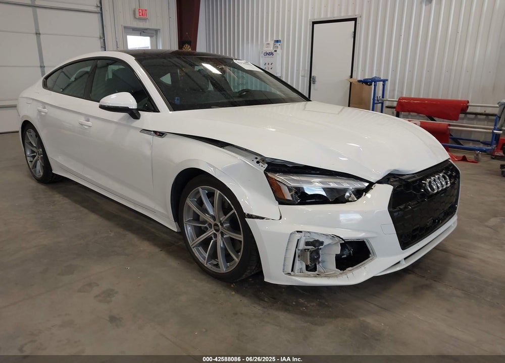 2025 AUDI A5 SPORTBACK PREMIUM 45 TFSI S LINE QUATTRO S TRONIC VIN: WAUDACF54SA004758