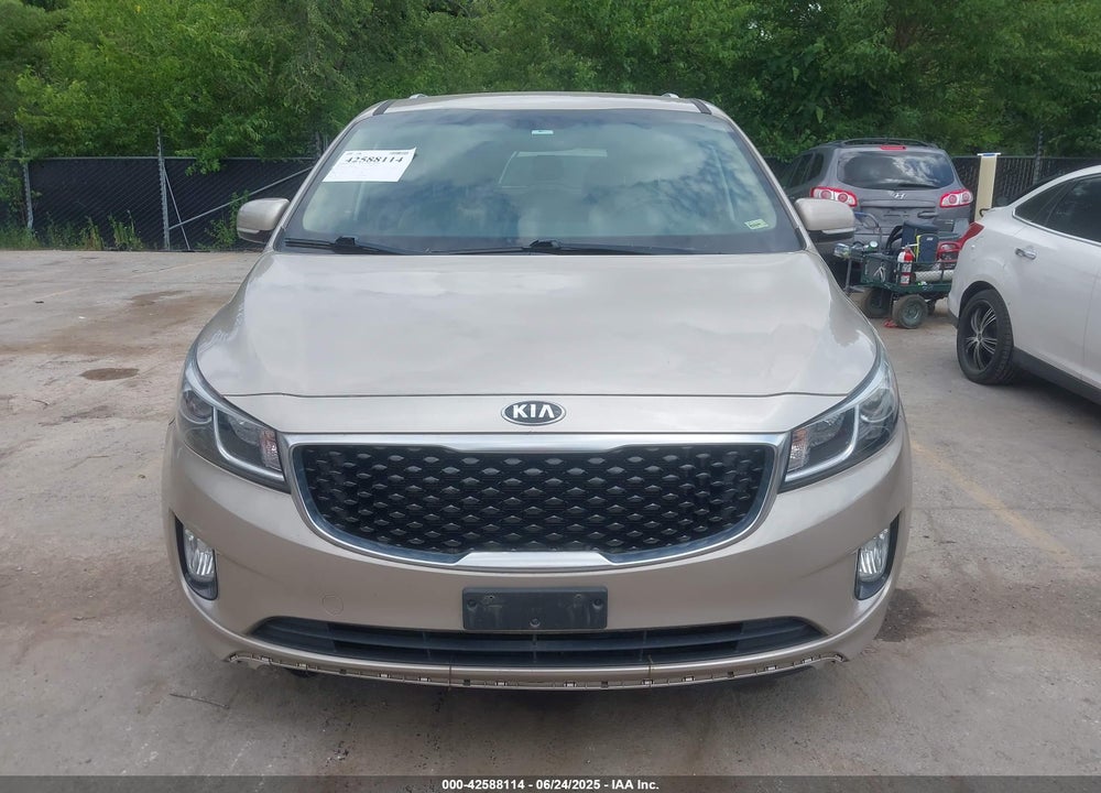 2015 KIA SEDONA SX VIN: KNDMC5C17F6035229