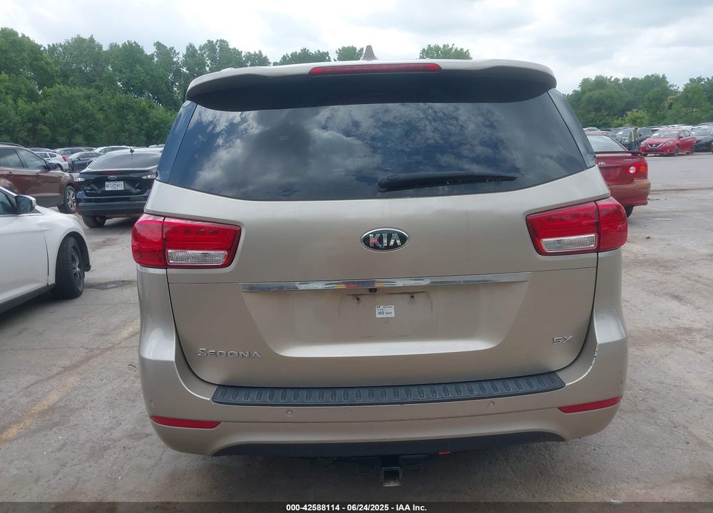 2015 KIA SEDONA SX VIN: KNDMC5C17F6035229