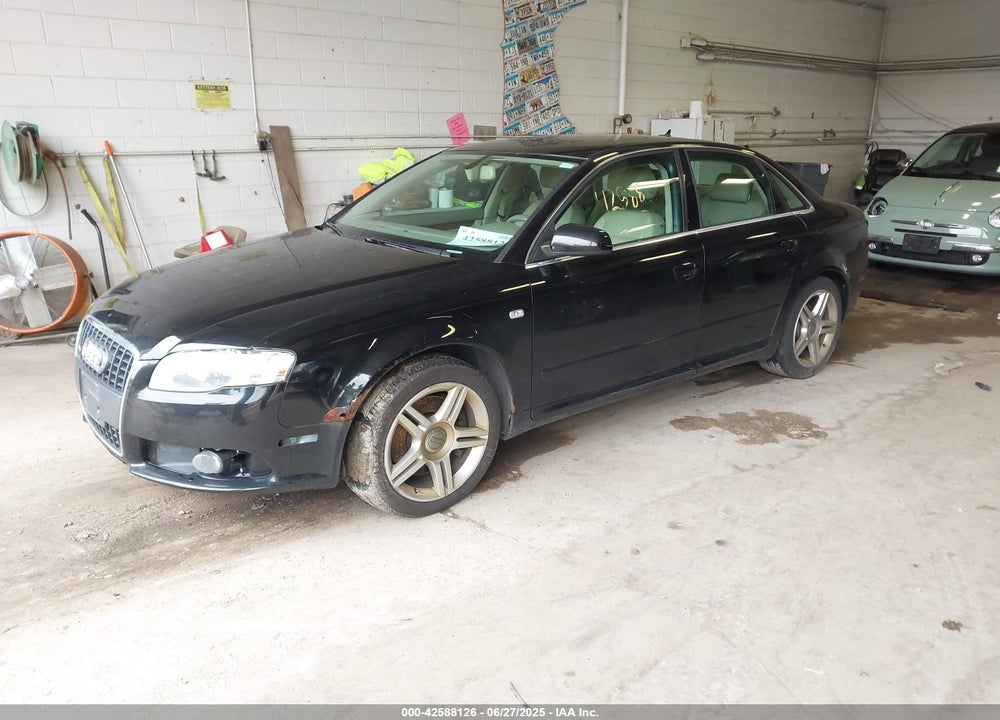 2008 AUDI A4 2.0T VIN: WAUDF78E48A076493