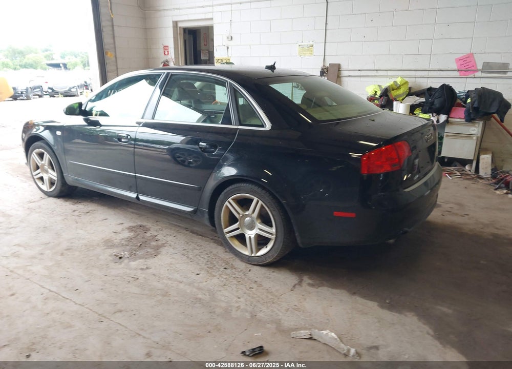 2008 AUDI A4 2.0T VIN: WAUDF78E48A076493