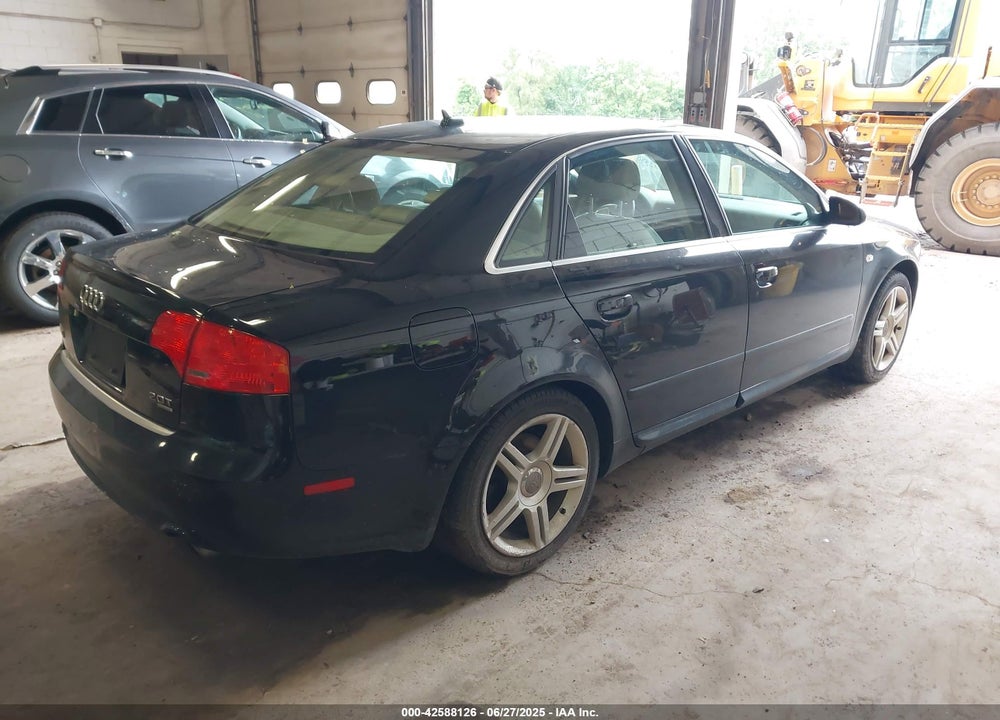 2008 AUDI A4 2.0T VIN: WAUDF78E48A076493