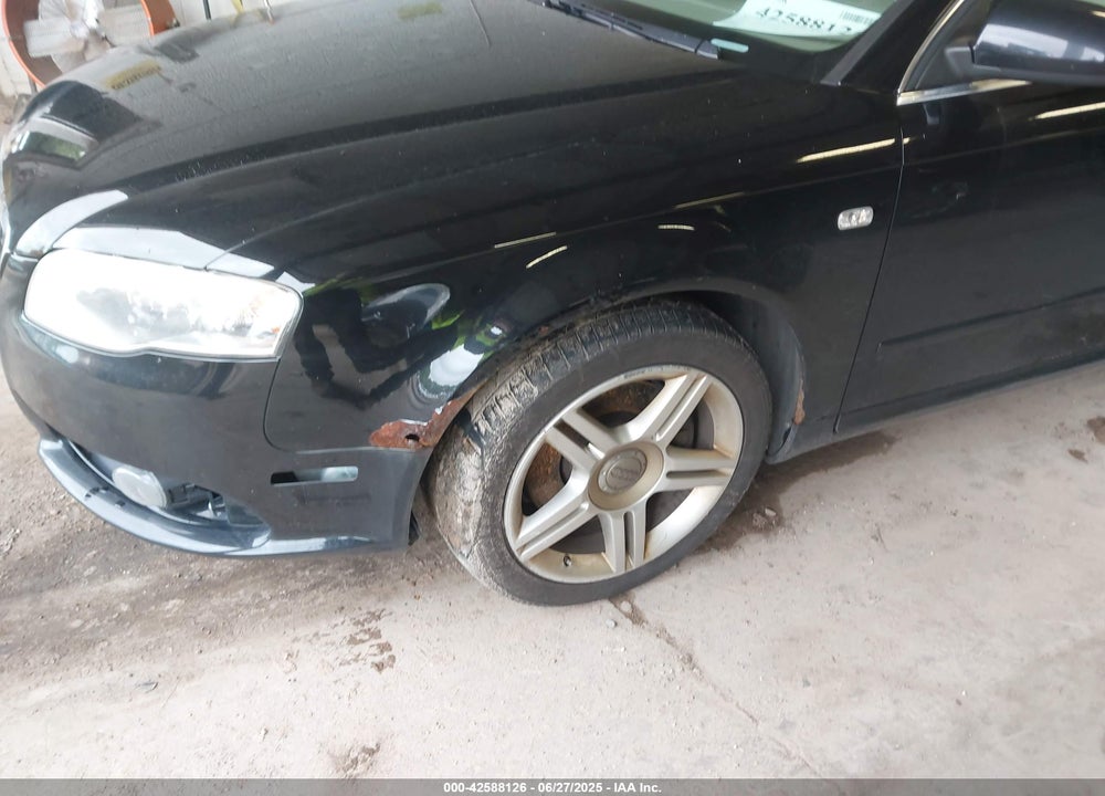 2008 AUDI A4 2.0T VIN: WAUDF78E48A076493