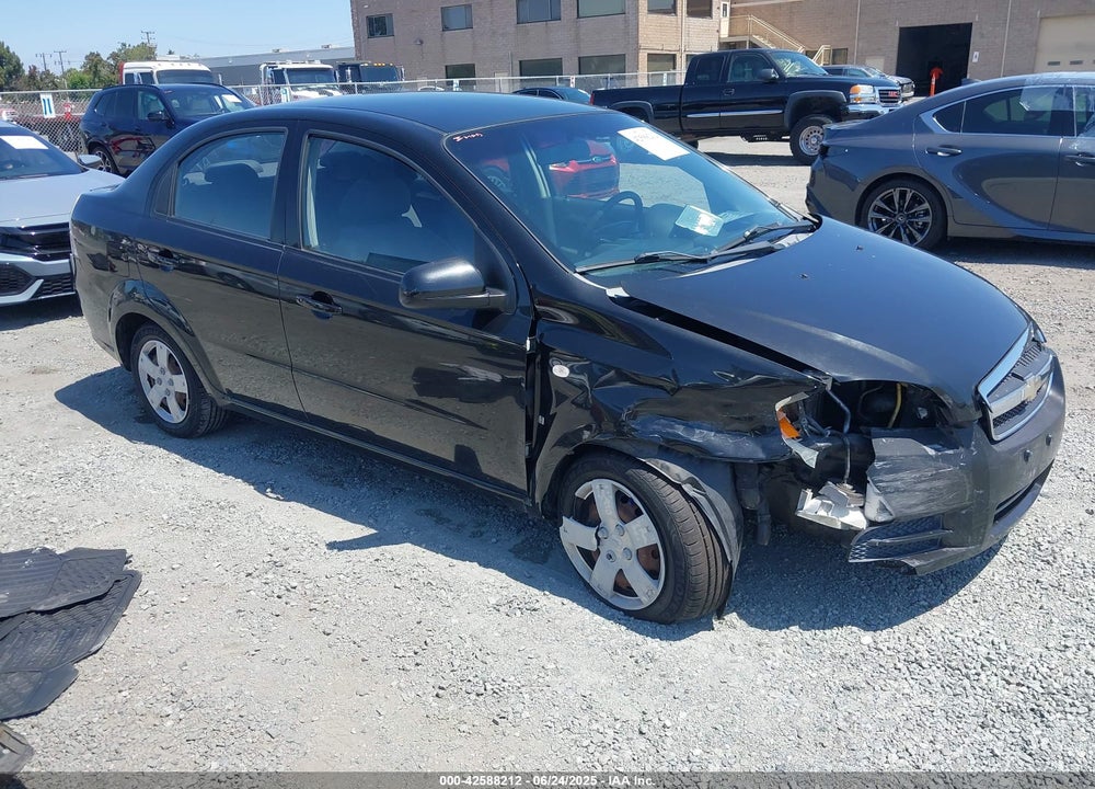 2008 CHEVROLET AVEO LS VIN: KL1TD56678B123487