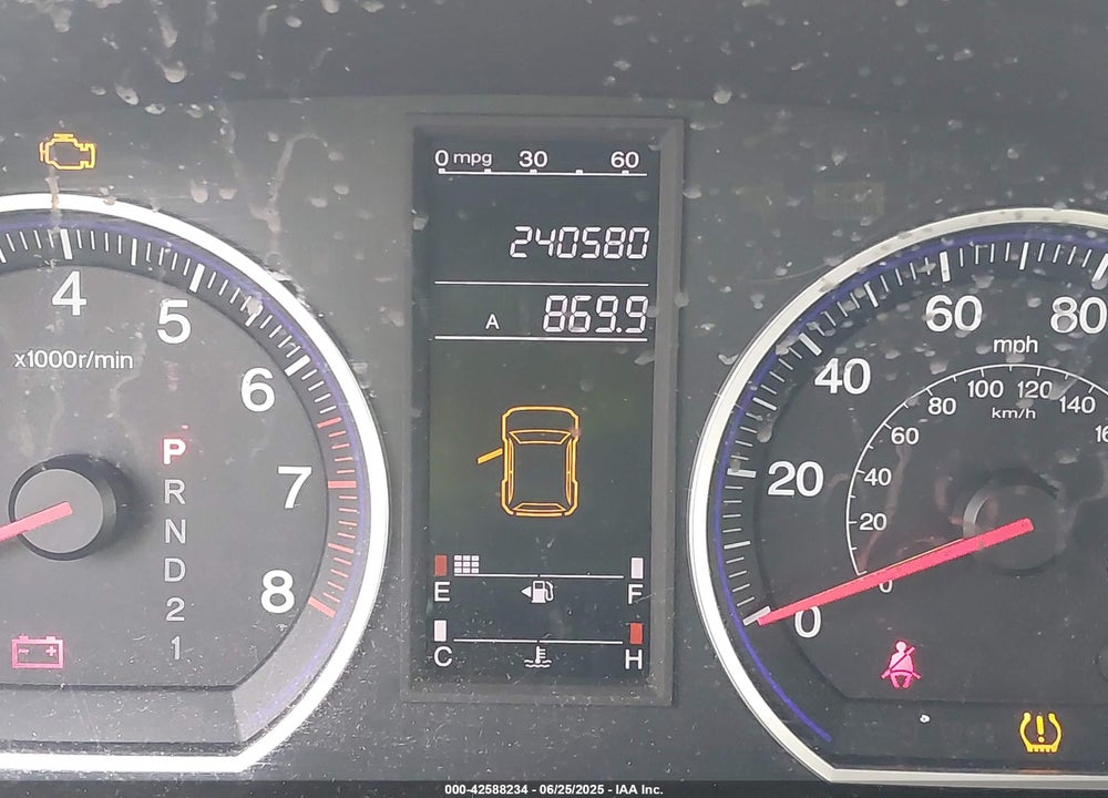 2009 HONDA CR-V VIN: 5J6RE48369L000251