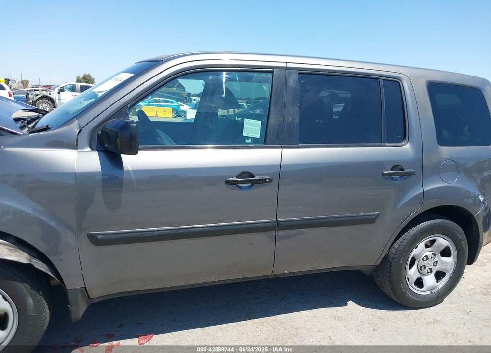 2012 HONDA PILOT VIN: 5FNYF3H20CB017282