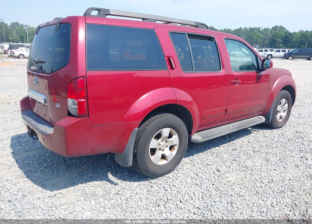 2007 NISSAN PATHFINDER VIN: 5N1AR18U37C647424