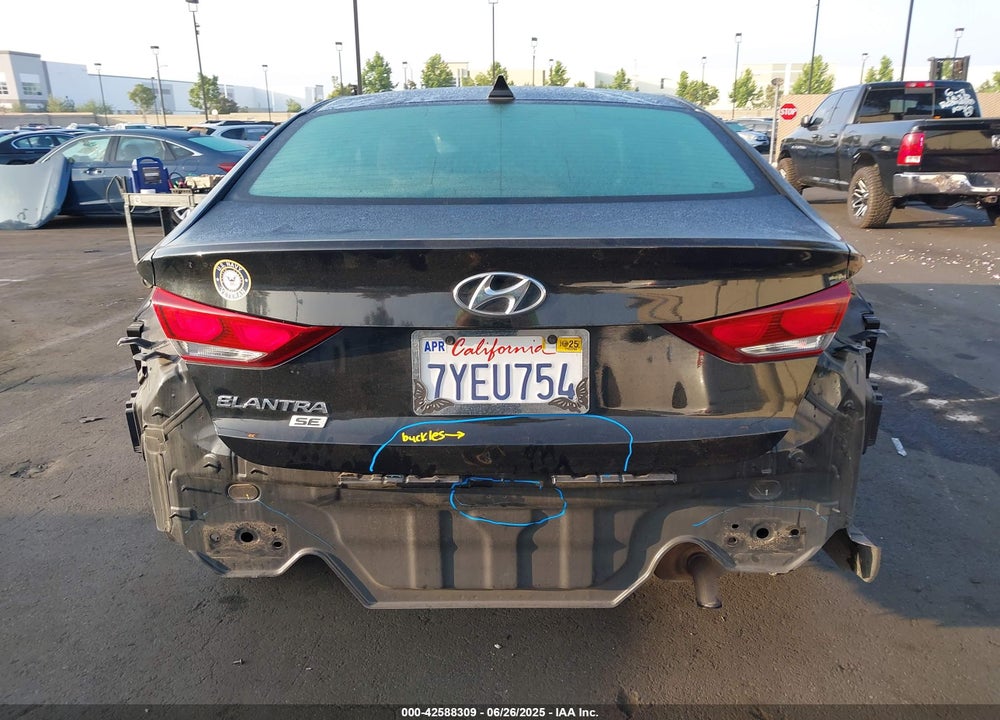 2017 HYUNDAI ELANTRA SE VIN: 5NPD74LF8HH202362