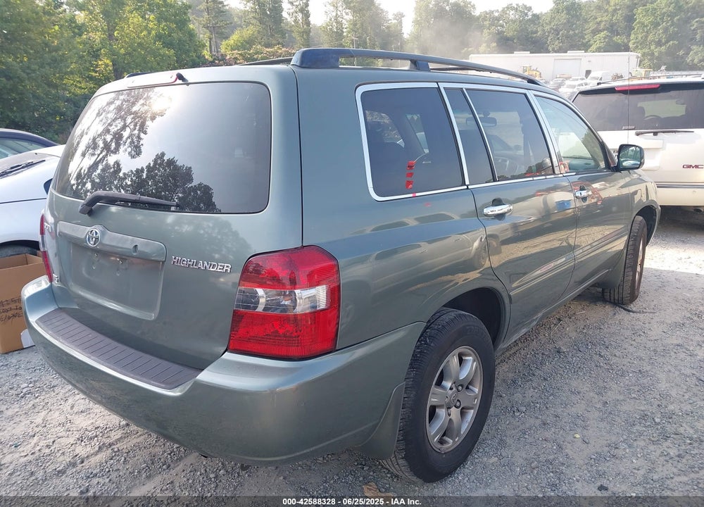 2005 TOYOTA HIGHLANDER V6 VIN: JTEGP21A750079506