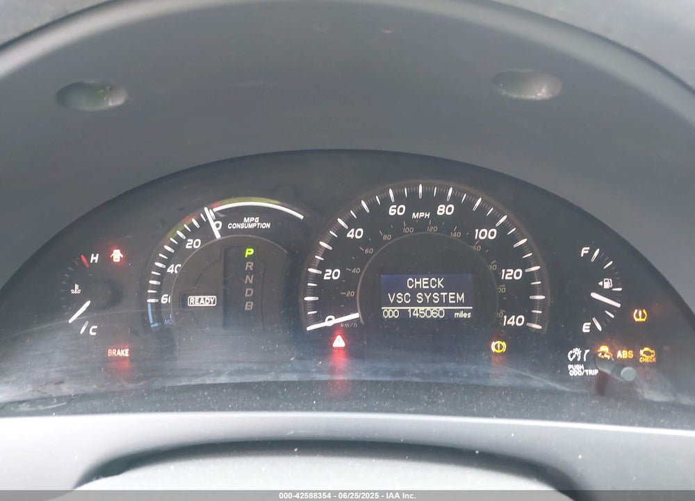 2007 TOYOTA CAMRY HYBRID VIN: JTNBB46K173007952