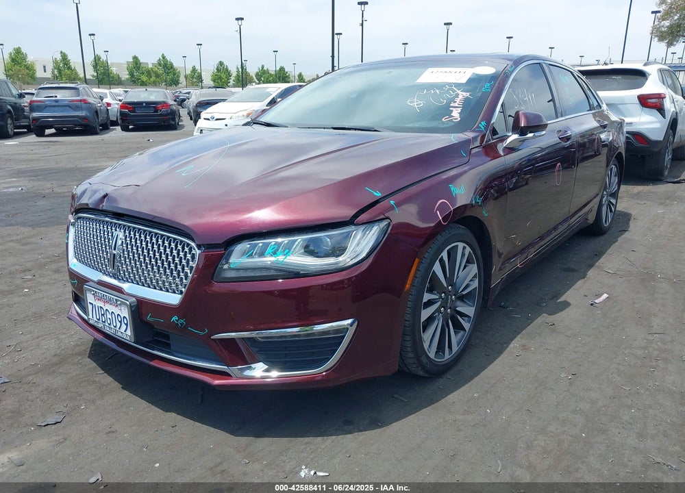 2017 LINCOLN MKZ RESERVE VIN: 3LN6L5E93HR619155