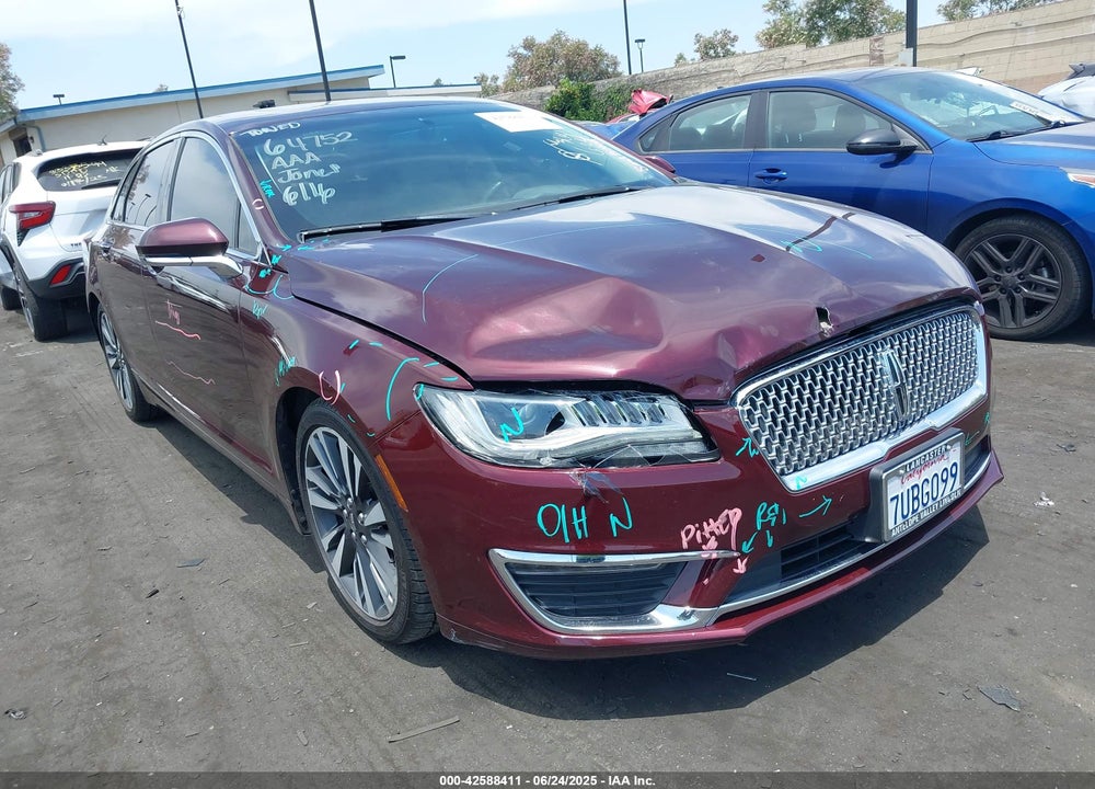 2017 LINCOLN MKZ RESERVE VIN: 3LN6L5E93HR619155