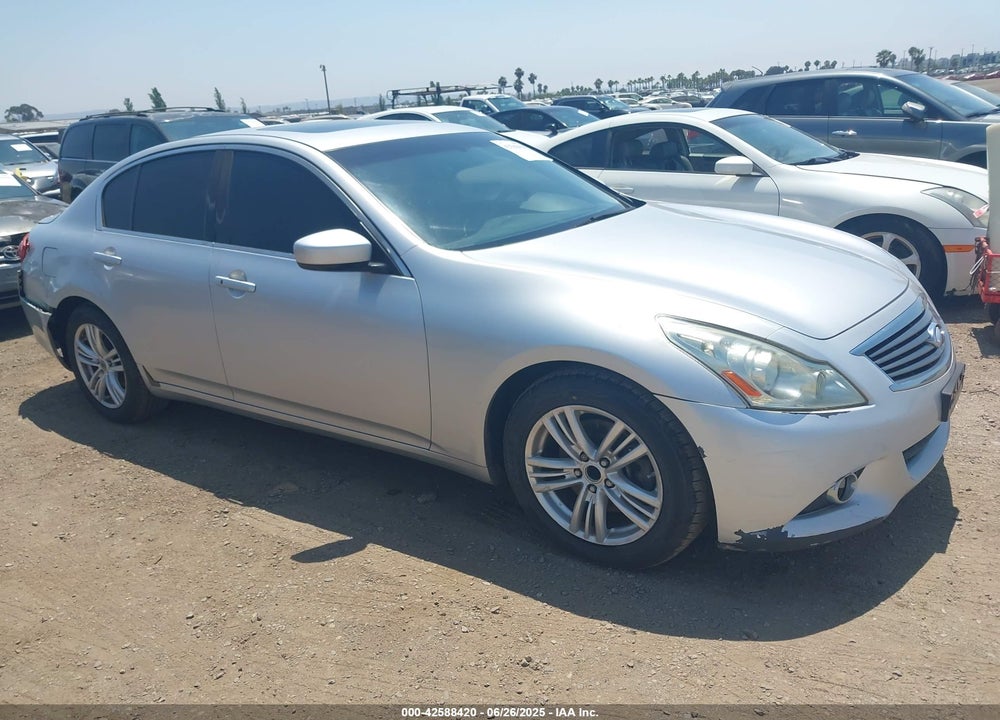 2012 INFINITI G25 JOURNEY VIN: JN1DV6AP3CM811504