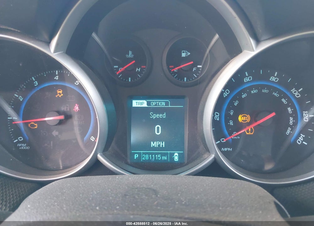 2015 CHEVROLET CRUZE VIN: 1G1PE5SB6F7257958