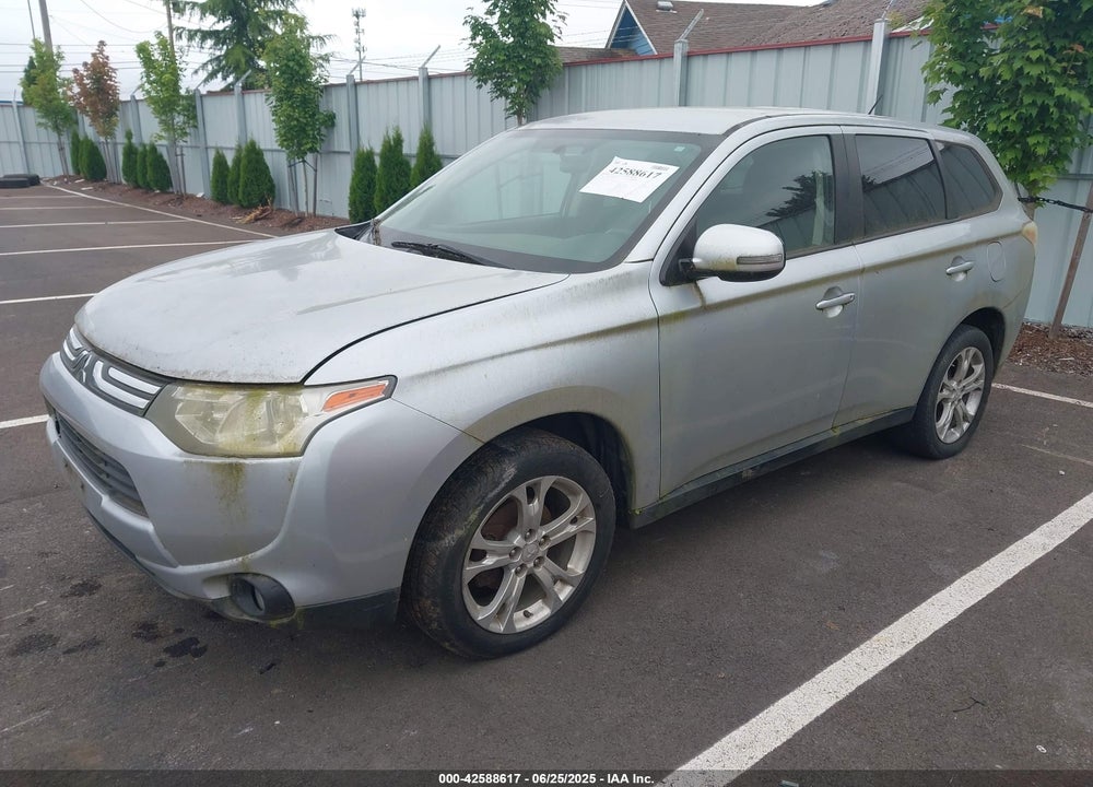 2014 MITSUBISHI OUTLANDER SE VIN: JA4AZ3A38EZ015492