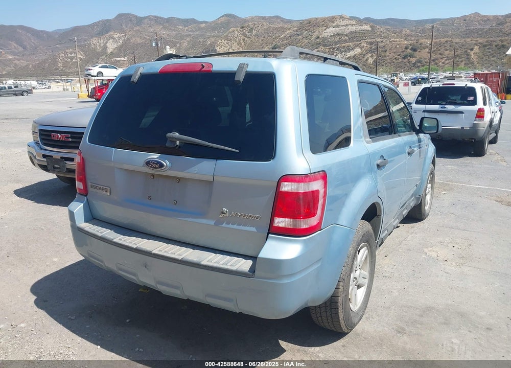 2008 FORD ESCAPE HYBRID VIN: 1FMCU49H58KD57963