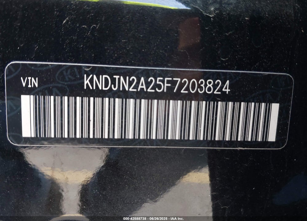 2015 KIA SOUL VIN: KNDJN2A25F7203824