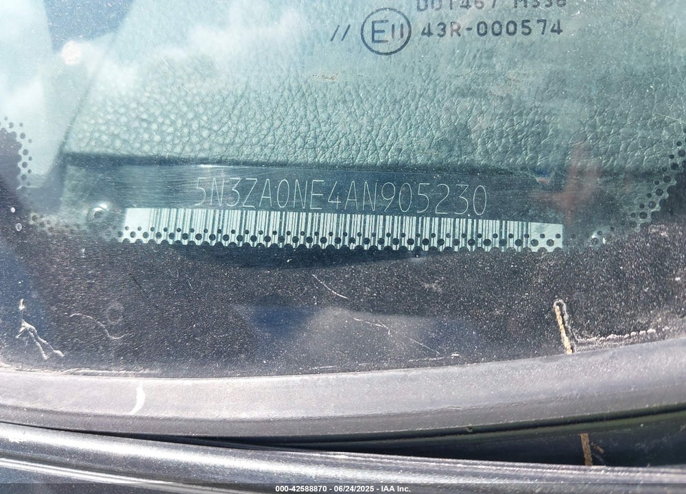 2010 INFINITI QX56 VIN: 5N3ZA0NE4AN905230