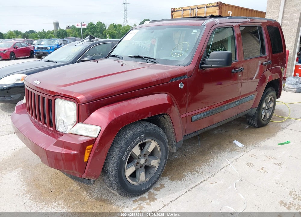 2008 JEEP LIBERTY SPORT VIN: 1J8GN28K48W109063