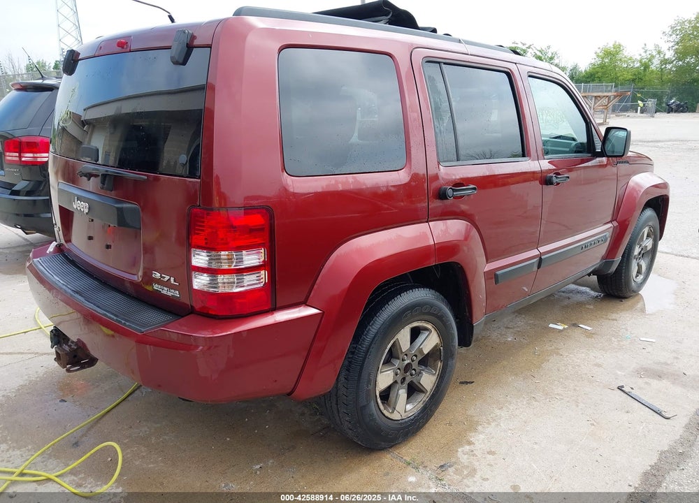 2008 JEEP LIBERTY SPORT VIN: 1J8GN28K48W109063